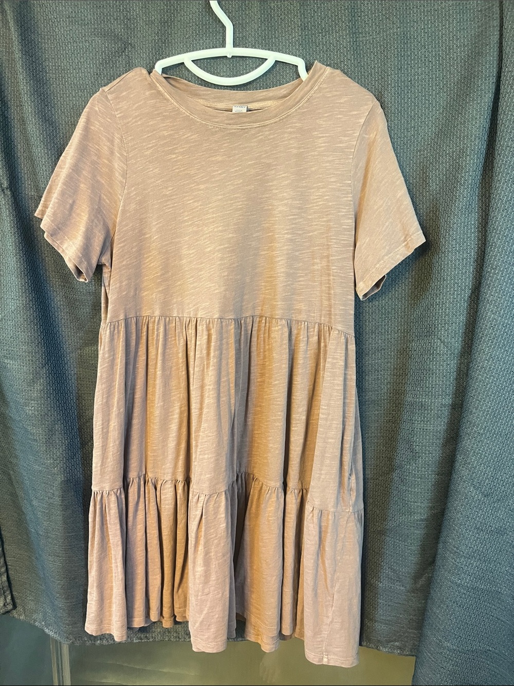 Old Navy Short Sleeve Tiered Dress - Mauve